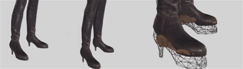 hhs+ mods|HHS True Heels for CBBE Outfits (BodySlide compatible).